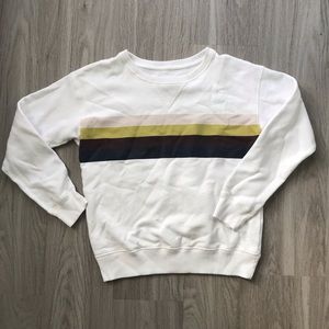 Striped sweatshirt